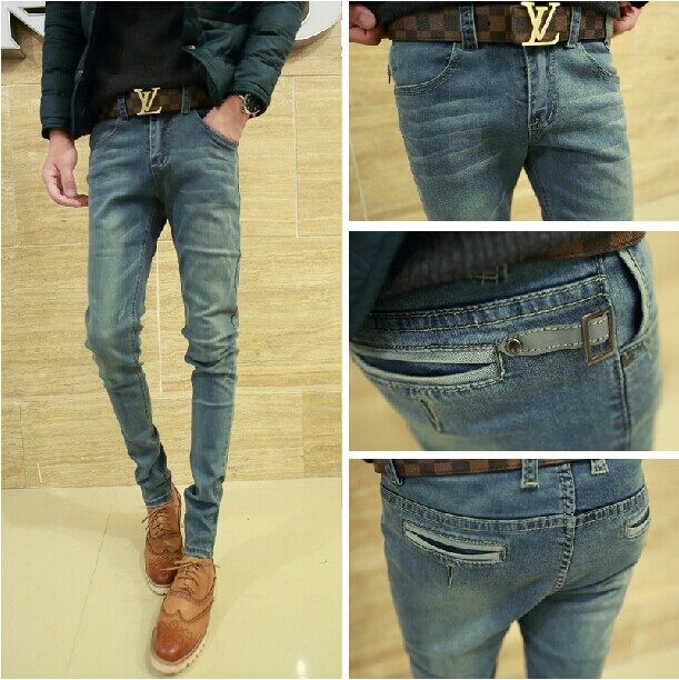 Jeans pour adolescent pieds Slim pour hiver - Ref 1465896 Image 1