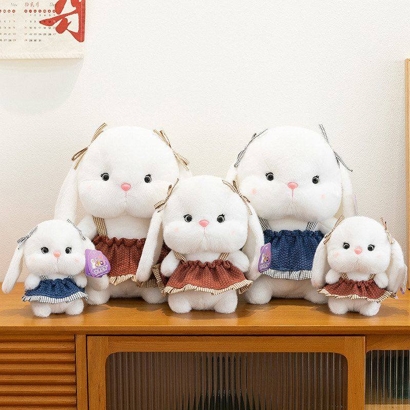 新款穿裙萌小兔公仔毛绒玩具可爱娃娃桌伴萌宠儿童礼物小兔子玩偶,玩具/童车/益智/积木/模型,毛绒/玩偶/公仔/布艺类玩具,淘宝优惠券,粉丝福利购,淘宝优惠卷