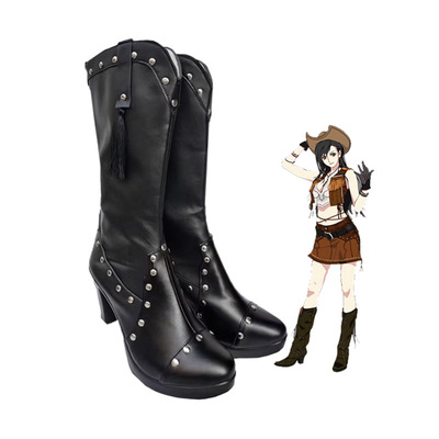 最终幻想7重制版蒂法COS鞋COSPLAY鞋子来图定做