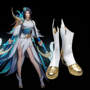 萌萌动漫 王者送荣耀cos 云霓雀翎虞姬cosplay鞋子