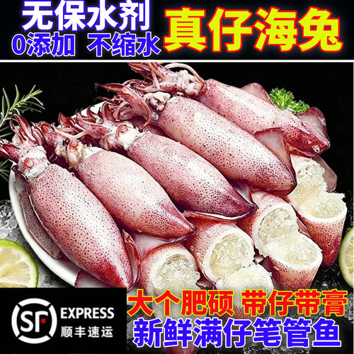 海兔子满籽满籽新鲜冷冻鱿鱼