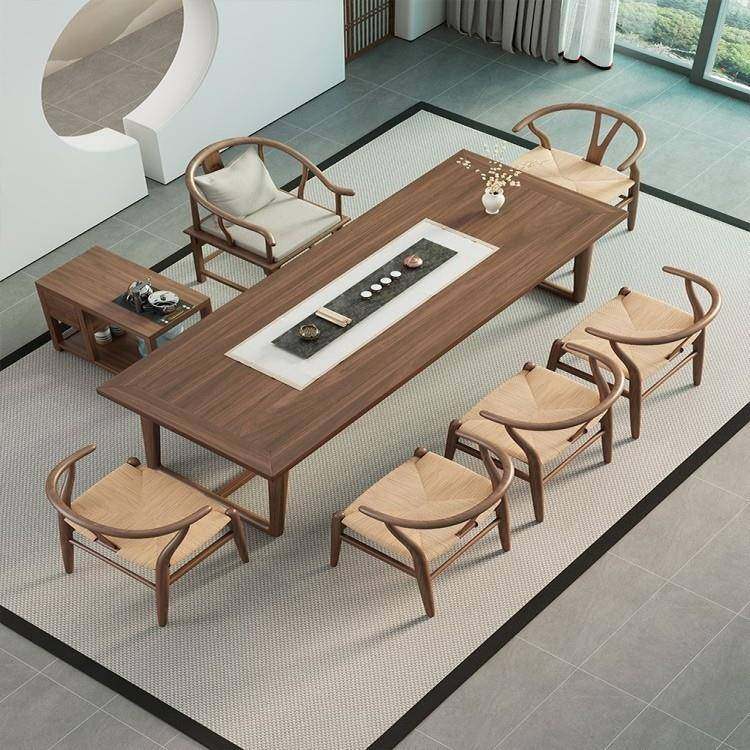 白蜡木茶桌简约禅意客厅实木茶几功夫泡茶台办公室喝茶桌椅,商业/办公家具,茶台/茶桌,淘宝优惠券,粉丝福利购,淘宝优惠卷