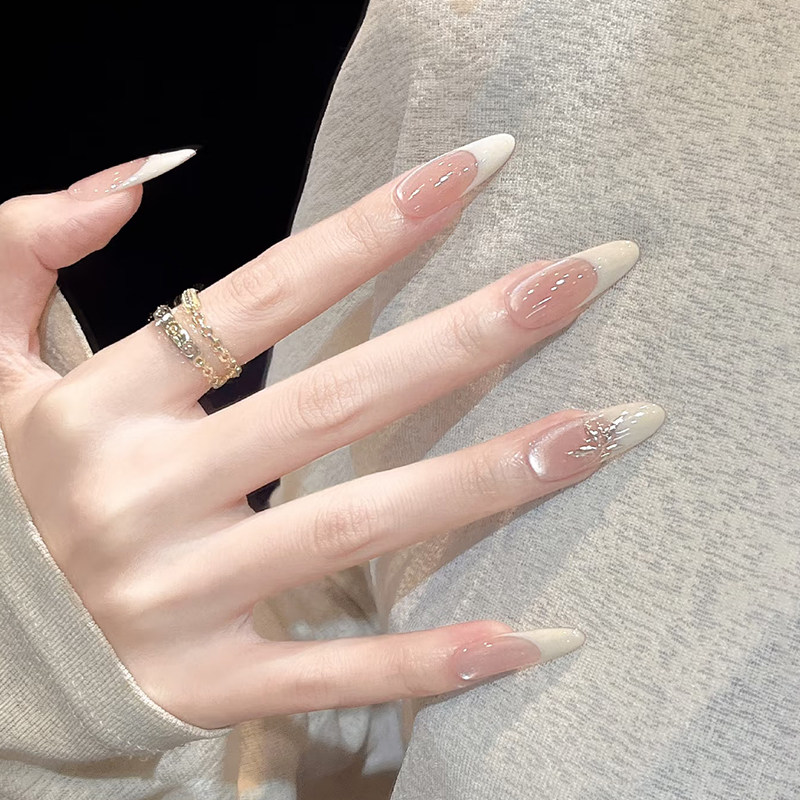 纯手工法式美甲中长款猫眼穿戴甲2026新款高级感富家千金秋冬显白,彩妆/香水/美妆工具,穿戴甲/甲片,淘宝优惠券,粉丝福利购,淘宝优惠卷