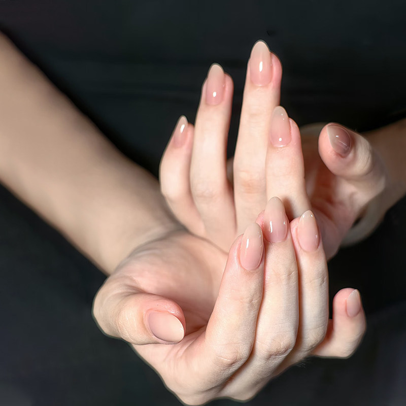 纯手工裸色美甲穿戴甲短款学生党2025新款高级感绝美显白指甲贴片,彩妆/香水/美妆工具,穿戴甲/甲片,淘宝优惠券,粉丝福利购,淘宝优惠卷