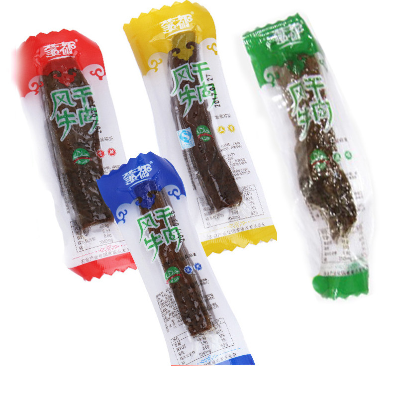 蒙都风干牛肉干正宗内蒙古特产散装500g原味五香香辣孜然授权正品