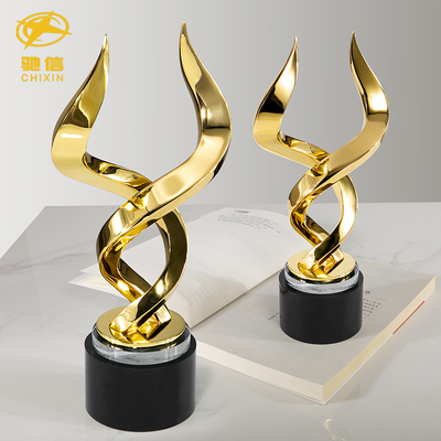 2021新款金属奖杯定制创意金牛高档大气K9水晶奖杯定做颁奖纪年会