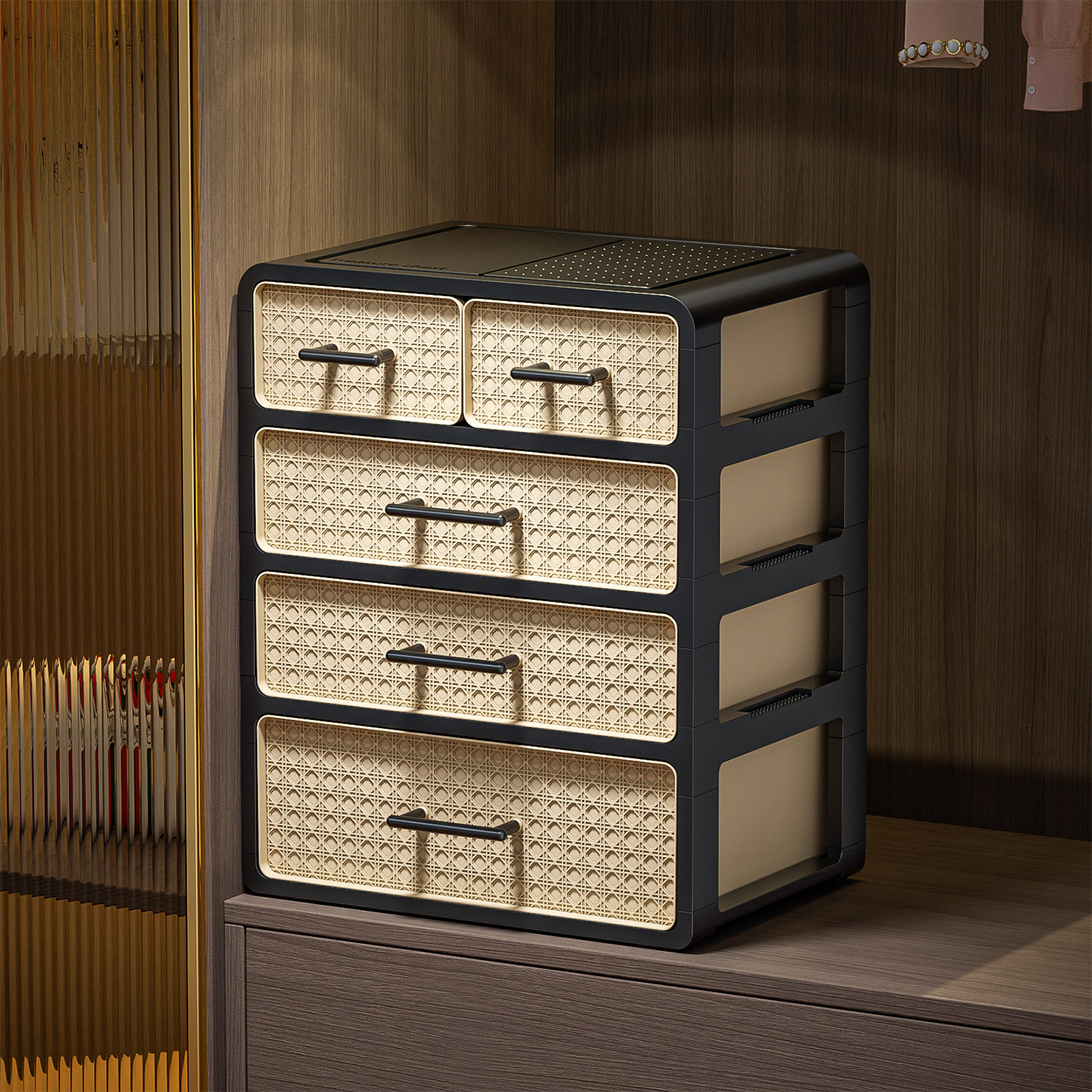 内衣收纳盒抽屉式家用衣柜内裤袜子分格三合一整理箱贴身衣物神器,收纳整理,内衣收纳盒,淘宝优惠券,粉丝福利购,淘宝优惠卷