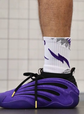 Adidas Harden Vol.9哈登九CNY蛇年限定紫黑色中帮篮球鞋男JS0644
