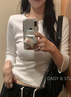 2025年秋季新款韩国潮牌BLACK-UP手机支架小房子韩式棉布