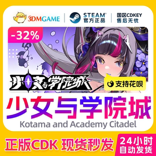 Steam正版激活码 少女与学院城 国区CDKEY 真入库 现货秒发