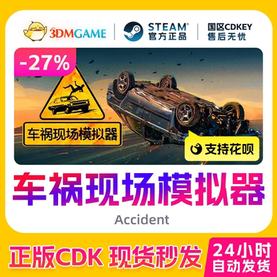 Steam正版激活码 车祸现场模拟器 Accident 国区现货 CDKEY秒发