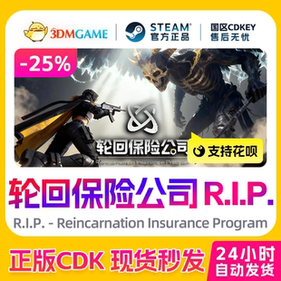 Steam正版激活码 轮回保险公司 R.I.P. 国区CDKEY 真入库