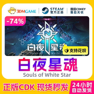 Souls White Steam正版 国区CDKEY 白夜星魂 Star 秒发 激活码