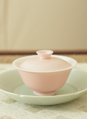 『新』清山茶事｜甜妹粉盖碗半手工薄胎超趁手100ml