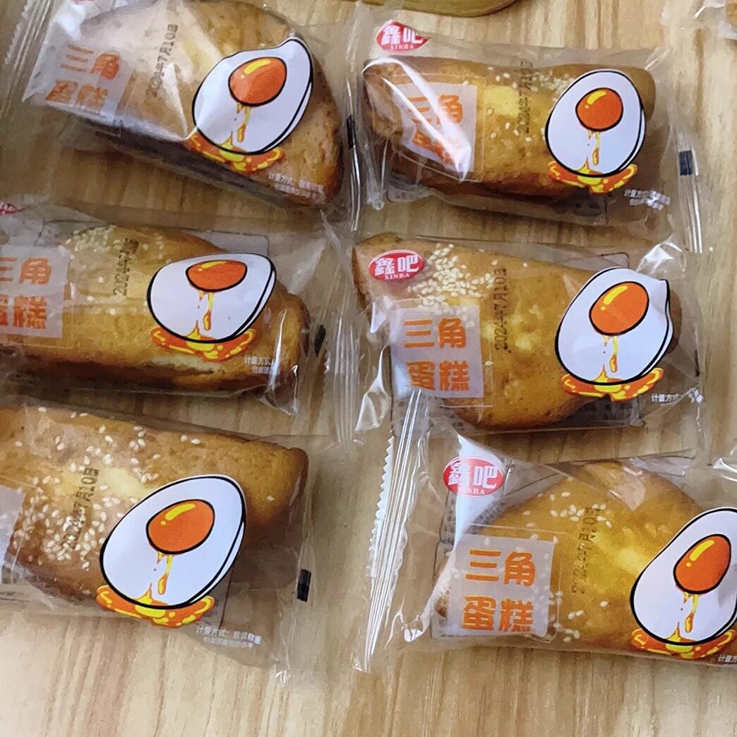 整箱1000g装三角芝麻鸡蛋