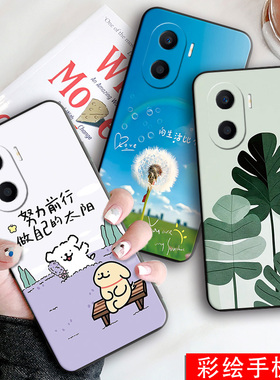 适用于华为荣耀play7tpro手机壳DIO-AN0o网红DIO-AN00防摔华为 honroplay7tpro个性荣誉plαy7tpro新款彩绘女