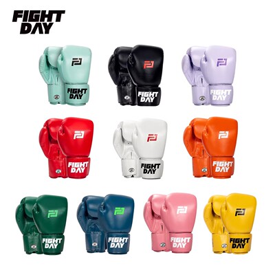 FIGHTDAY魔术贴拳套4-16OZ成人儿童通用训练比赛实战拳套超纤皮