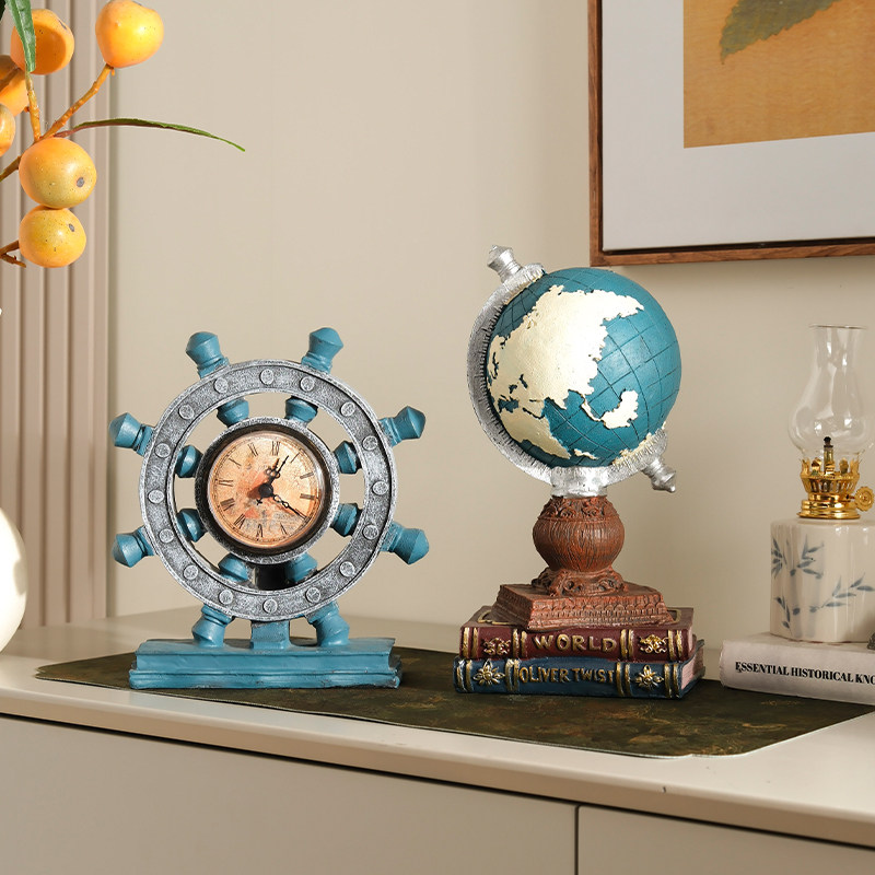 咖啡厅玄关咖啡店装饰品家居复古高级摆设船舵摆件组合怀旧欧式,家居饰品,装饰摆件,淘宝优惠券,粉丝福利购,淘宝优惠卷