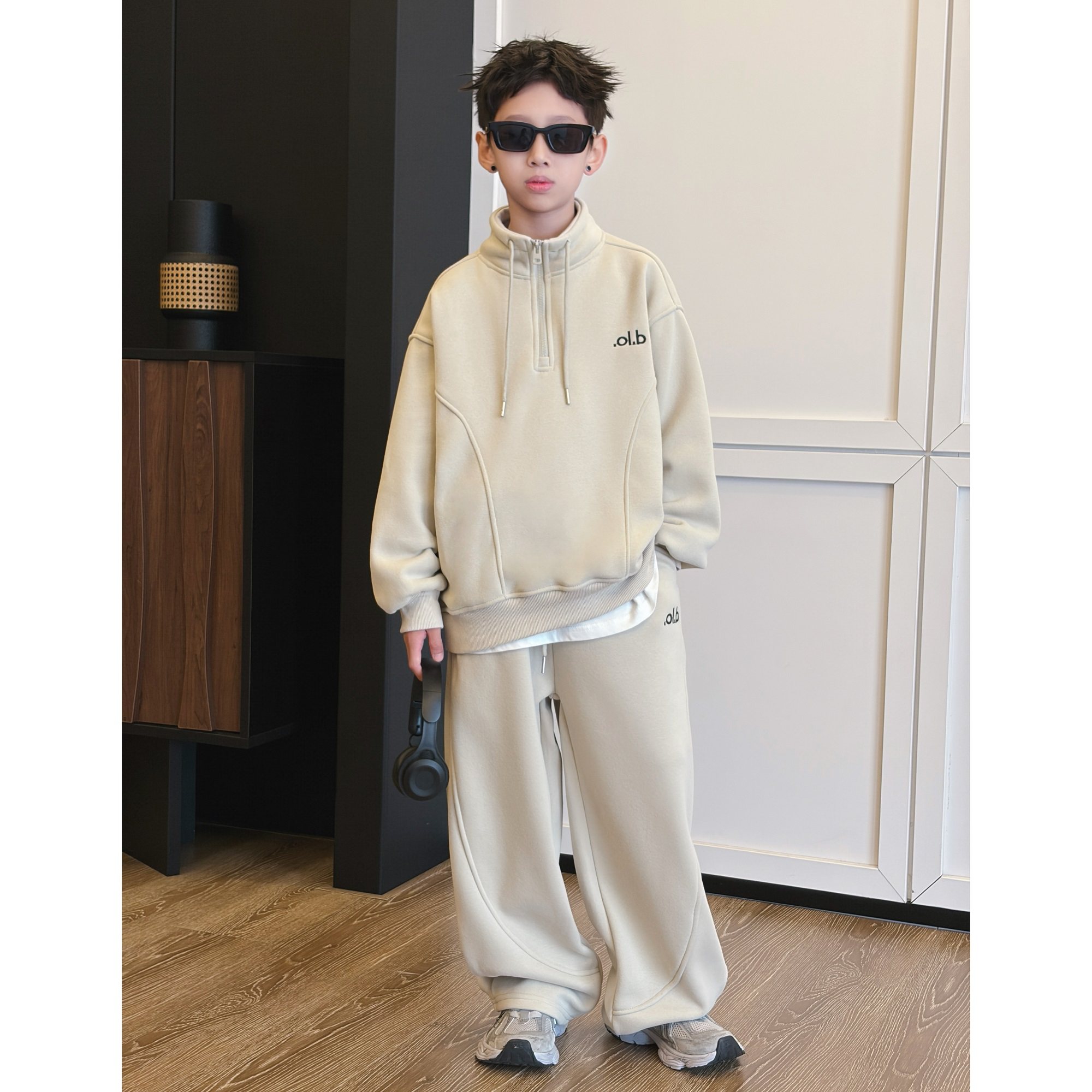 男童套装外套加绒保暖秋冬季2025新款儿童运动卫衣卫裤两件套加厚,童装/婴儿装/亲子装,套装,淘宝优惠券,粉丝福利购,淘宝优惠卷