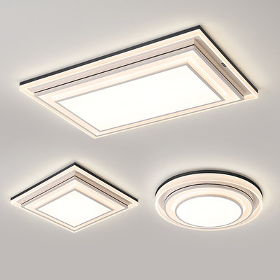 自建房三层立体客厅吸顶灯