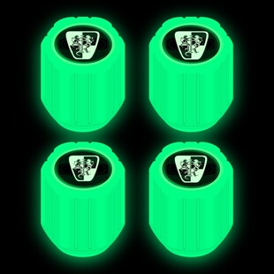 适用于荣威RX5plus i5 i6 MAX rx3 rx8夜光汽车轮胎气门嘴帽装饰