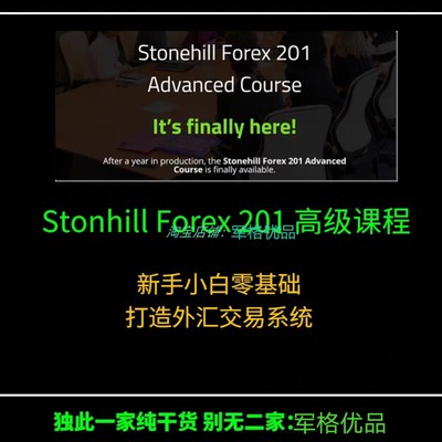 StonhillForex201货币对交易系统日内波段市场策略PA技术分析视频