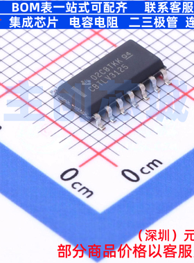 信号开关/编解码器/多路复用器 SN74CBTLV3125DR SOIC-14 TI/德州