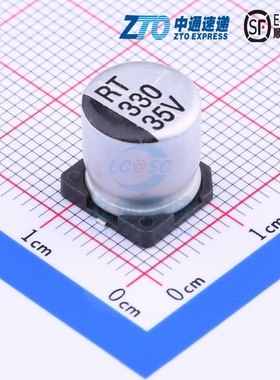 贴片型铝电解电容 RT1V331M1010 SMD,10x10.2mm ROQANG(容强)
