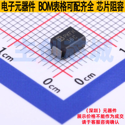 静电保护器(TVS/ESD) P6SMB36CA/TR13 DO-214AA Brightking/君耀