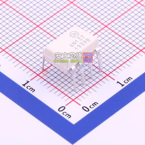 逻辑输出光耦 6N137M DIP-8 onsemi(安森美) 电子元器件全新原装