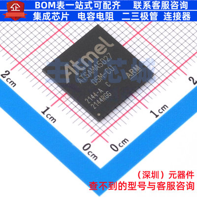 单片机(MCU/MPU/SOC) ATSAMA5D27C-D5M-CU BGA-289 MICROCHIP(微