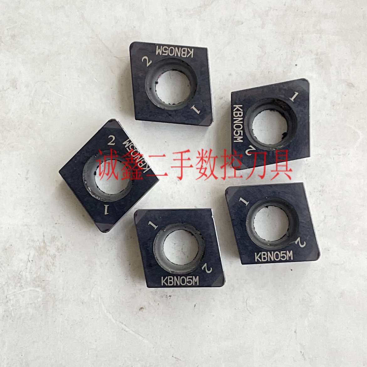 二手京瓷三菱CBN氮化硼数控刀片内孔CCNT09T304/08双头淬火金刚石