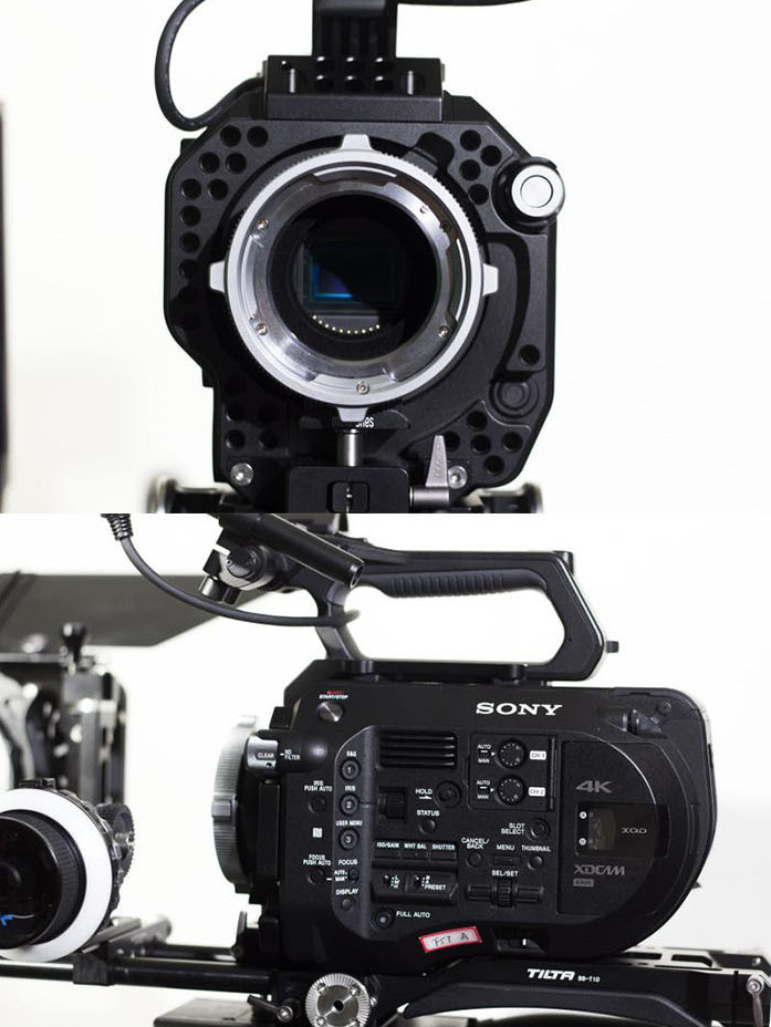 艾丽莎mini摄影机机身取景器托镜棒底板适配板电池适配器视频