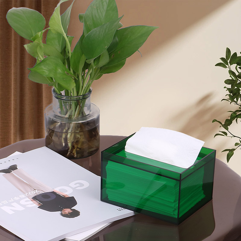 火锅店个性潮流纸巾盒网红小吃抽纸盒洗脸巾收纳盒亚克力工厂定制