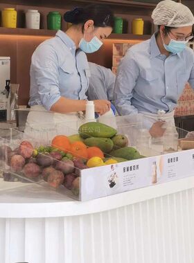水果店摆果框高档陈列道具超市商用蔬菜货架亚克力定制透明展示架