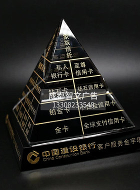 亚克力金字塔模型金融投资配置