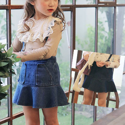 Jupe fillette en toile - Ref 2049569 Image 1