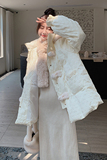 双十一主推大货大毛领羊羔毛扣羽绒服262A-W801-P255-K378，女装羽绒服，Yologo