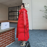 【大货已出】双杠贴标超长款棉服262A-W805-P195-K288，女装棉衣/棉服，Yologo