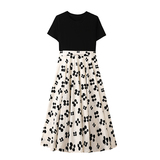 大货已出2024新花型假两件拼接连衣裙262A-S668-P105-K158，女装连衣裙，Yologo