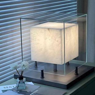 高档酒店售楼处接待前台云石奢华台灯客厅卧室书房床头装饰氛围灯