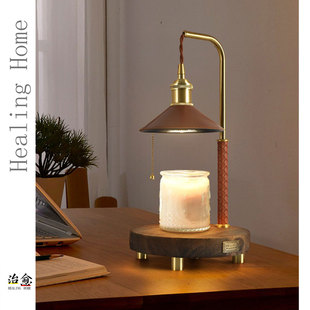 网红无火融烛灯香薰灯融蜡灯香氛灯家用氛围卧室香薰台灯节日礼物