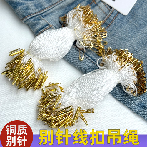 金色铜质服装吊牌线扣现货