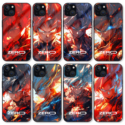 七龙珠手机壳苹果16pro日系iPhone15超级赛亚人11适用12男款14promax小米15华为MATE60一加ACE3三星note20S24