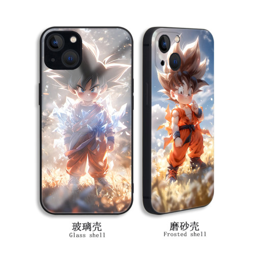 龙珠手机壳苹果15悟空iPhone16卡通14plus硅胶11玻璃12适用13promax三星note12/S20/S21/S22/S23Ultra一加ACE