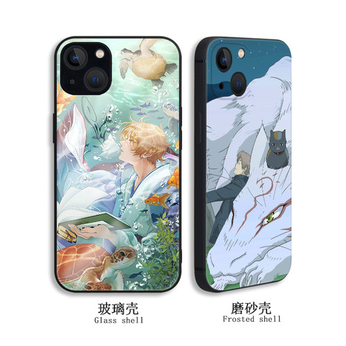 夏目友人帐/硅胶软壳/钢化玻璃壳