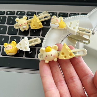 爆款混批少量地摊发夹发绳食玩发卡饰品批发零售一元义乌摆摊货源