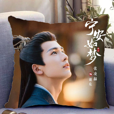 张凌赫双面抱枕宁安如梦谢危周边带枕芯靠枕靠垫枕头生日礼物定制