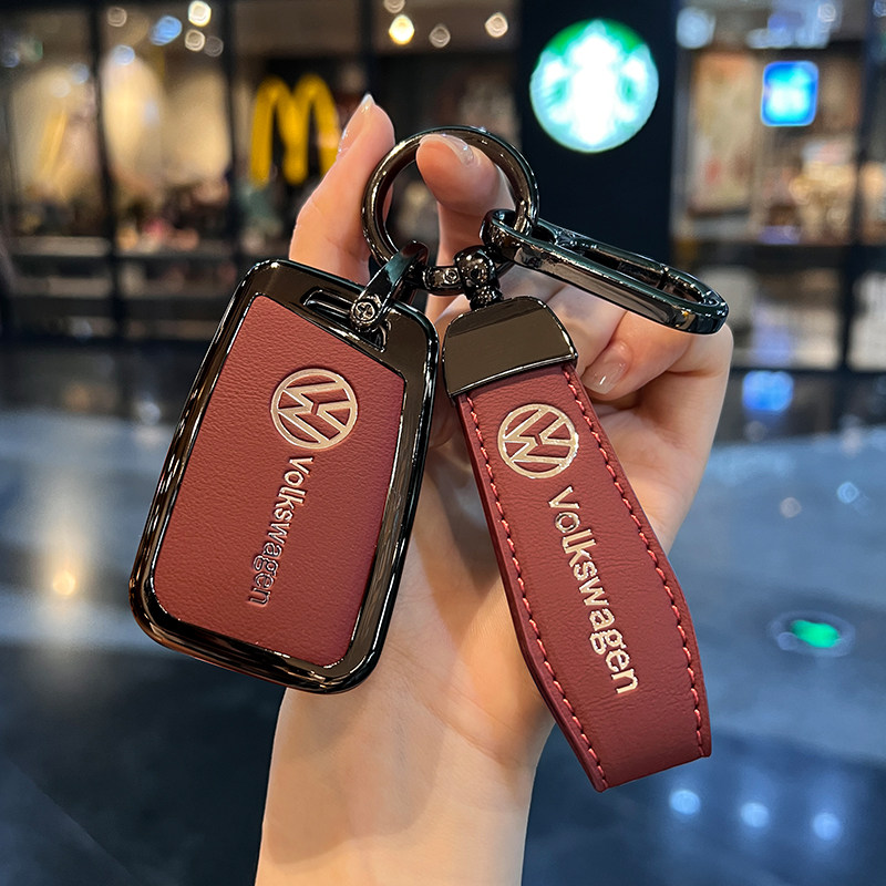 大众钥匙套速腾迈腾宝来朗逸途观车polo探岳cc高尔夫探歌扣凌渡男
