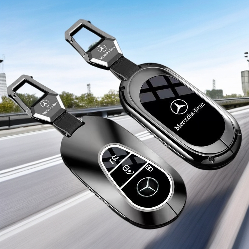 适用于奔驰车钥匙套e300L/E260L壳包GLE350高档新款铝合金扣男S级,汽车用品/电子/清洗/改装,车用钥匙换电配件,淘宝优惠券,粉丝福利购,淘宝优惠卷